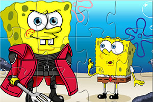 厨师海绵宝宝拼图