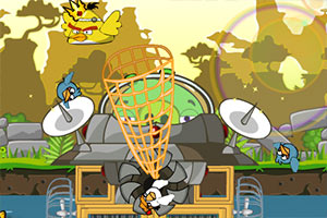 捣蛋猪抓捕愤怒的小鸟