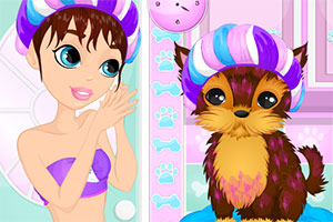 女孩的猫咪情人