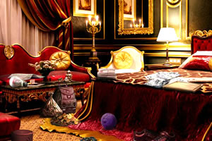 凌乱酒店房间寻物