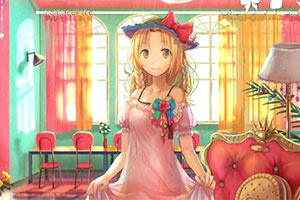 动漫女孩找东西