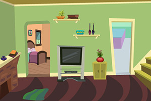 逃离邻居家的房子