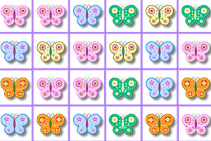 漂亮蝴蝶对对碰