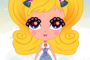 可爱的大头女孩