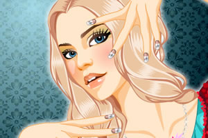 马丁美甲与化妆