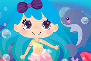 卡哇伊的美人鱼公主