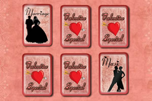 情人节特别记忆卡