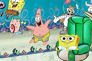 装饰海绵宝宝的卧室