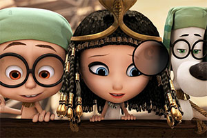 眼镜狗和眼镜男孩找字母