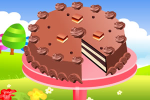 焦糖巧克力果酒蛋糕