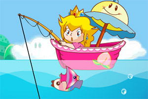 桃子公主爱钓鱼