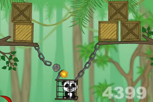 长颈鹿解救小伙伴