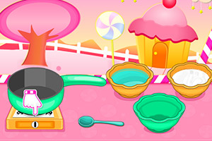 爆米花糖果蛋糕