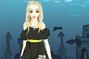 水族馆美艳装扮