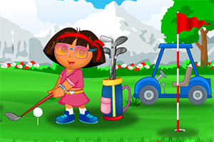 朵拉的高尔夫装扮