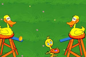 鸭子接鸭蛋