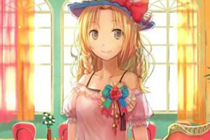 动漫女孩房间找字母