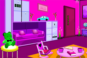 逃离粉红色孩子房间