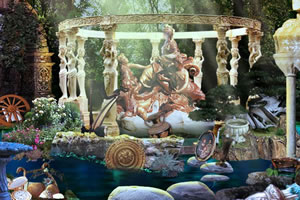 神秘的古董花园