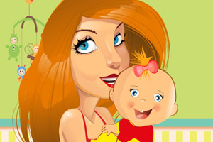 开心宝贝与妈妈