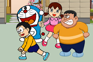 哆啦A梦大熊跨栏