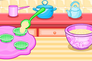 复活节的纸杯蛋糕