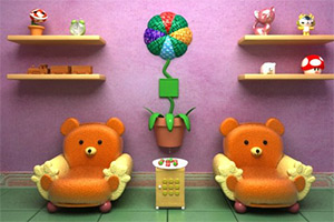 逃出魔法花房间