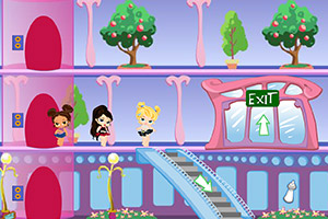 芭比娃娃逛商场