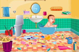 婴儿浴室整理