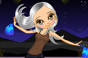 舞蹈女孩的装扮