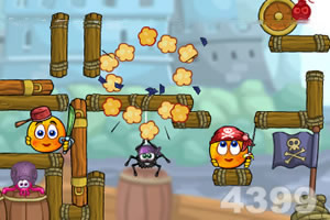 保护橙子之海盗冒险选关版