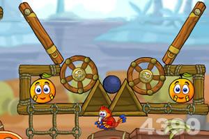 保护橙子之海盗冒险选关版