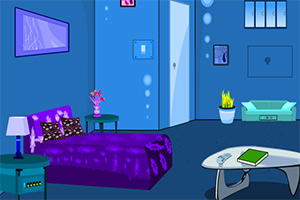 蓝色大床房逃脱