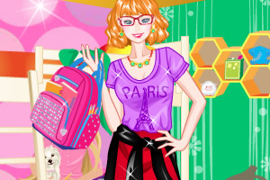 高校女生在宿舍