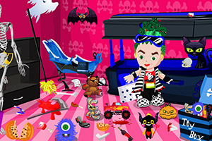 怪物高婴儿房间清洁