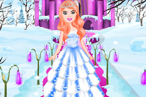 芭比的白雪公主装扮