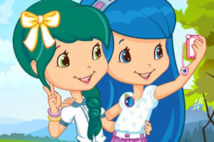 草莓女孩姐妹装