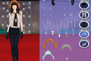 明星卡莉的装扮