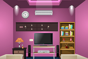 逃离紫红色客厅