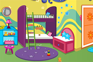 孩子玩耍房间逃离