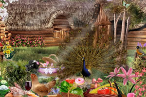 农村假日找东西