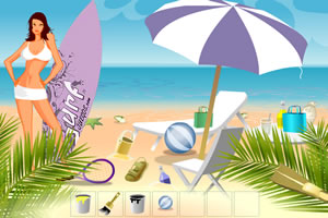 冲浪女孩的情人节