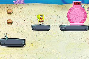 海绵宝宝充气飞跃