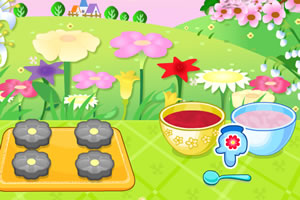 母亲节花状蛋糕