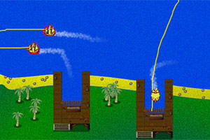 加勒比海的商船