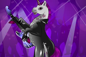 小马的摇滚装扮