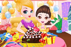 母亲节巧克力蛋糕