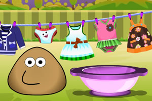 土豆君洗衣服