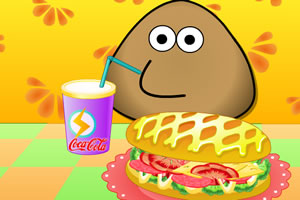 土豆君制作汉堡