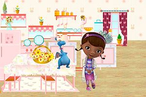 装饰玩具小医生的房间